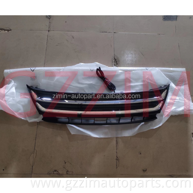 abs black grille middle grille front grille kit for harrier 2014